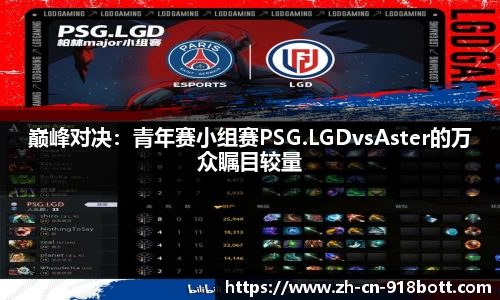 巅峰对决：青年赛小组赛PSG.LGDvsAster的万众瞩目较量